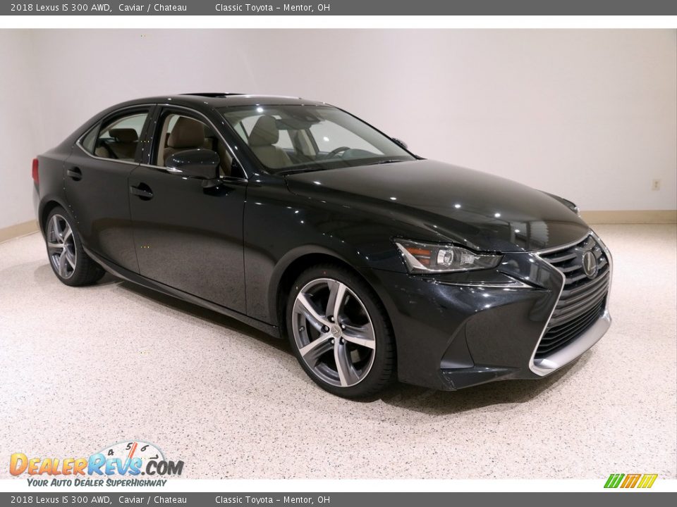 2018 Lexus IS 300 AWD Caviar / Chateau Photo #1