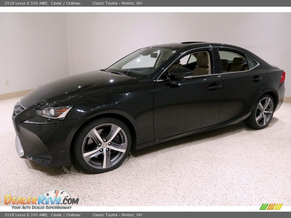 2018 Lexus IS 300 AWD Caviar / Chateau Photo #3