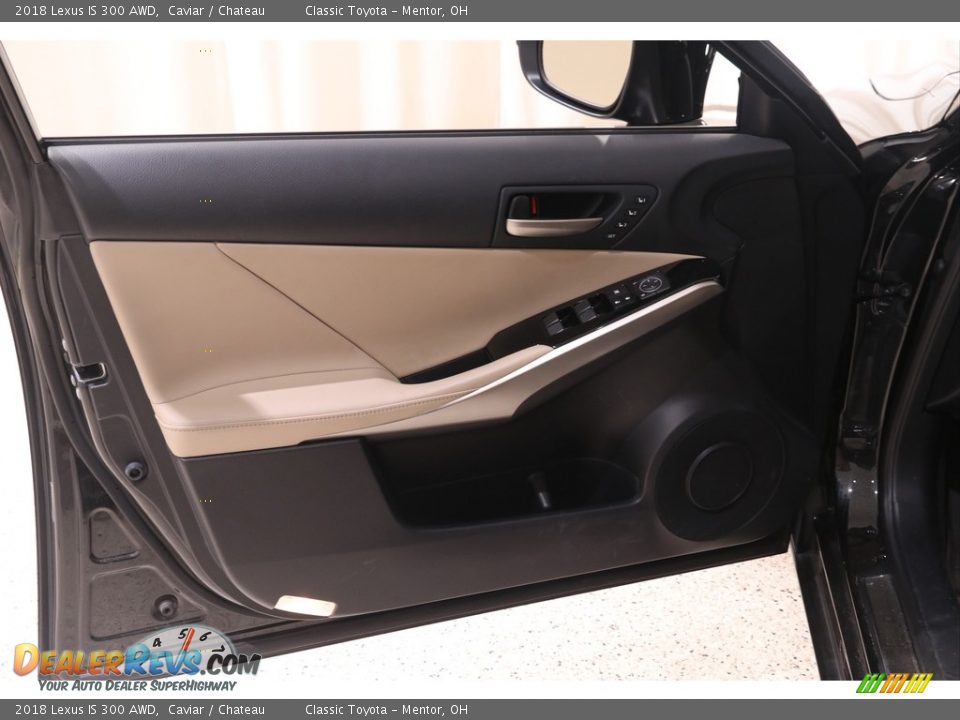 2018 Lexus IS 300 AWD Caviar / Chateau Photo #4
