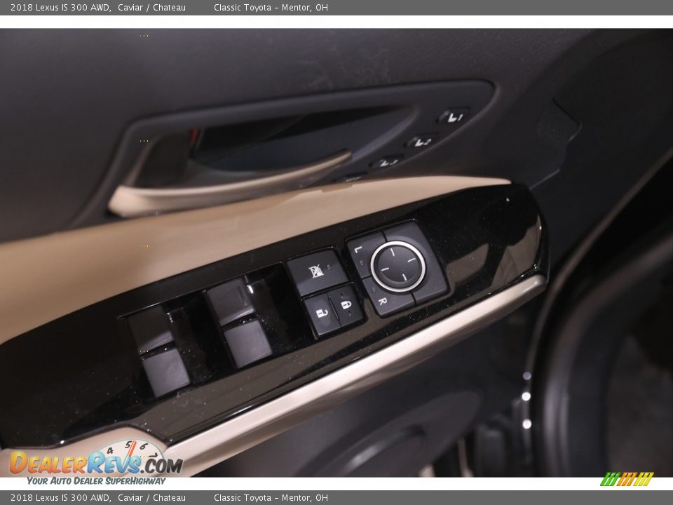 2018 Lexus IS 300 AWD Caviar / Chateau Photo #5