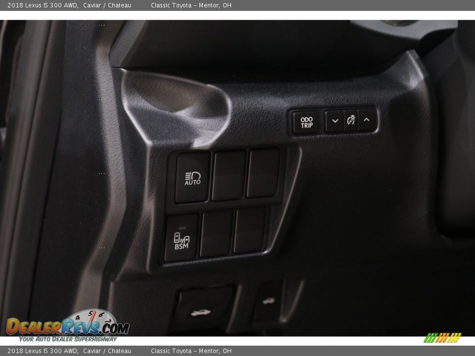 2018 Lexus IS 300 AWD Caviar / Chateau Photo #6