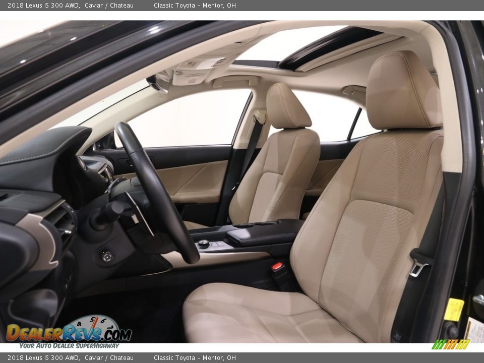 2018 Lexus IS 300 AWD Caviar / Chateau Photo #7