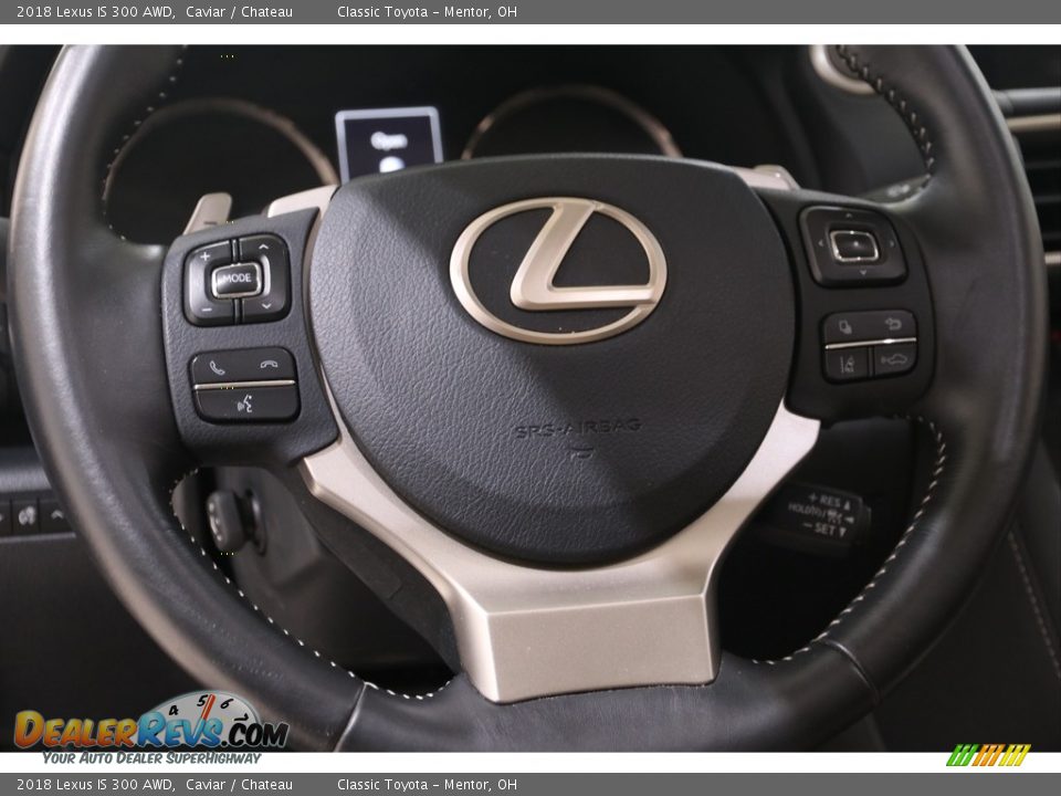 2018 Lexus IS 300 AWD Caviar / Chateau Photo #9