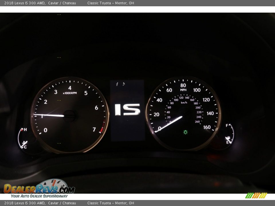 2018 Lexus IS 300 AWD Caviar / Chateau Photo #10