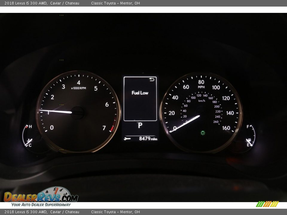 2018 Lexus IS 300 AWD Caviar / Chateau Photo #11