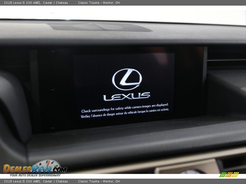 2018 Lexus IS 300 AWD Caviar / Chateau Photo #13