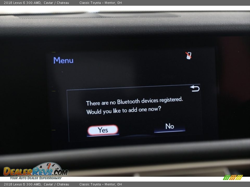 2018 Lexus IS 300 AWD Caviar / Chateau Photo #17