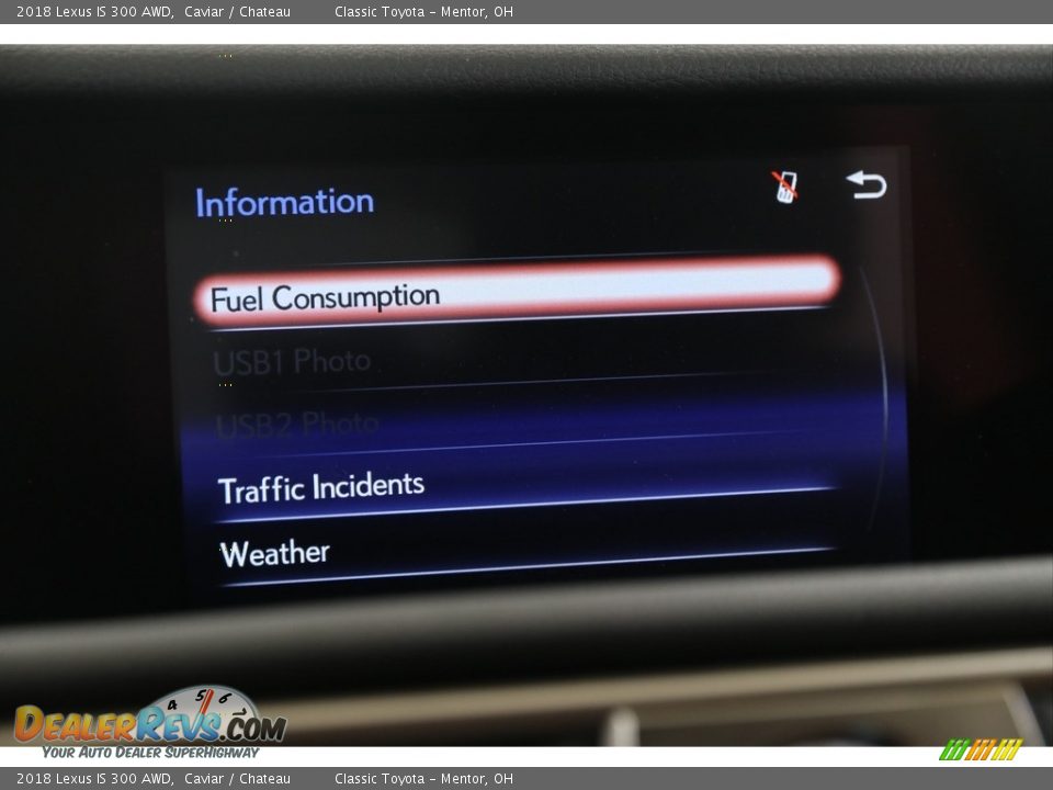 2018 Lexus IS 300 AWD Caviar / Chateau Photo #19