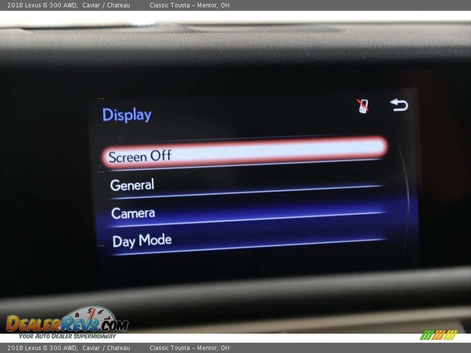 2018 Lexus IS 300 AWD Caviar / Chateau Photo #21