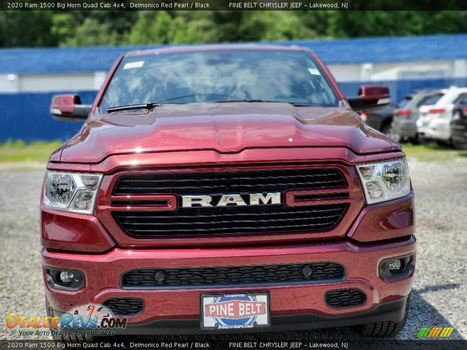 2020 Ram 1500 Big Horn Quad Cab 4x4 Delmonico Red Pearl / Black Photo #3