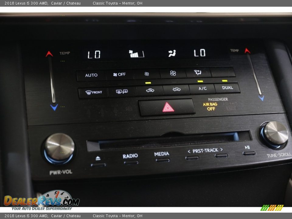 2018 Lexus IS 300 AWD Caviar / Chateau Photo #23