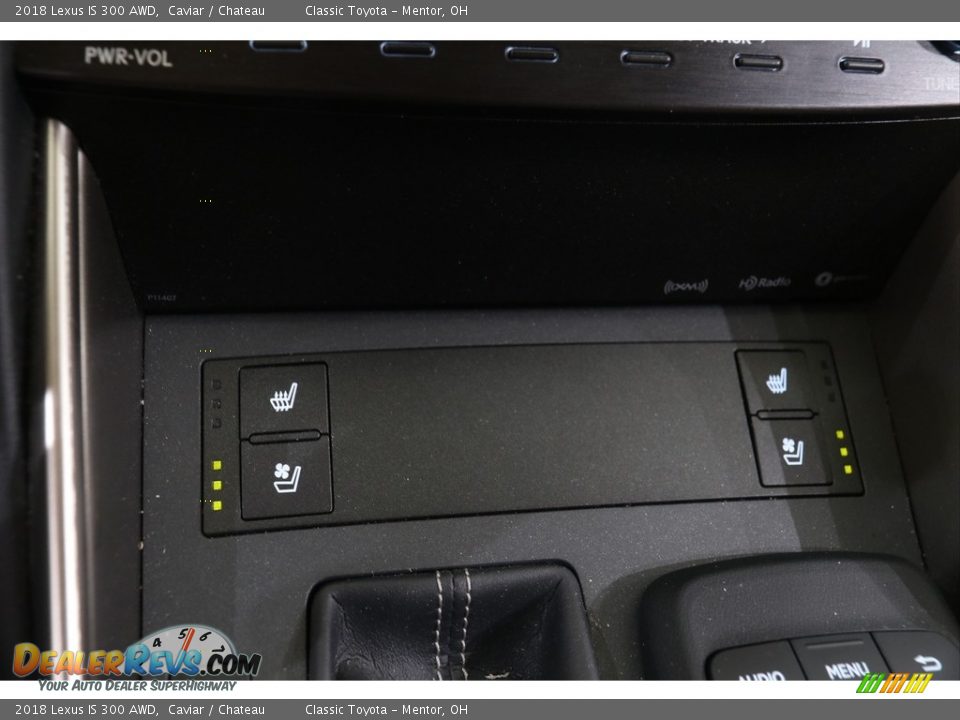 2018 Lexus IS 300 AWD Caviar / Chateau Photo #24