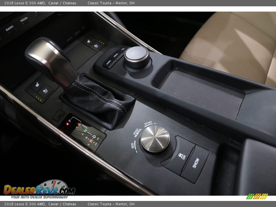 2018 Lexus IS 300 AWD Caviar / Chateau Photo #25
