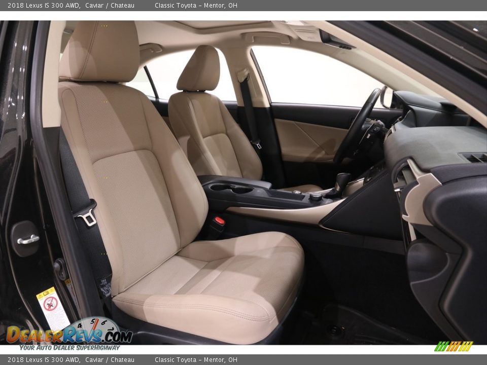 2018 Lexus IS 300 AWD Caviar / Chateau Photo #27