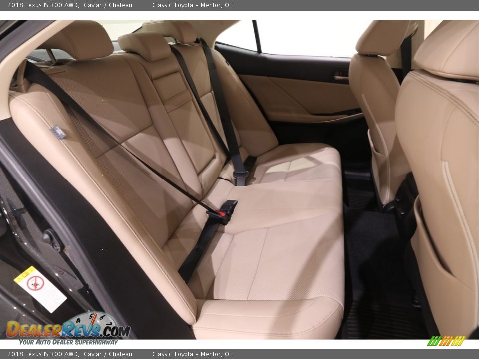 2018 Lexus IS 300 AWD Caviar / Chateau Photo #28