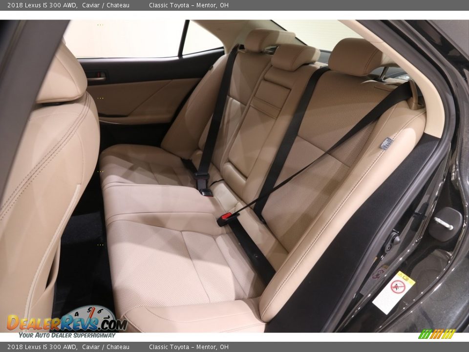 2018 Lexus IS 300 AWD Caviar / Chateau Photo #29