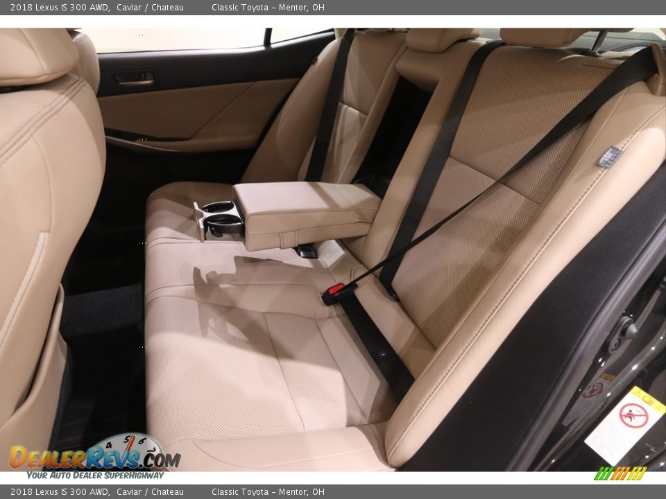 2018 Lexus IS 300 AWD Caviar / Chateau Photo #30