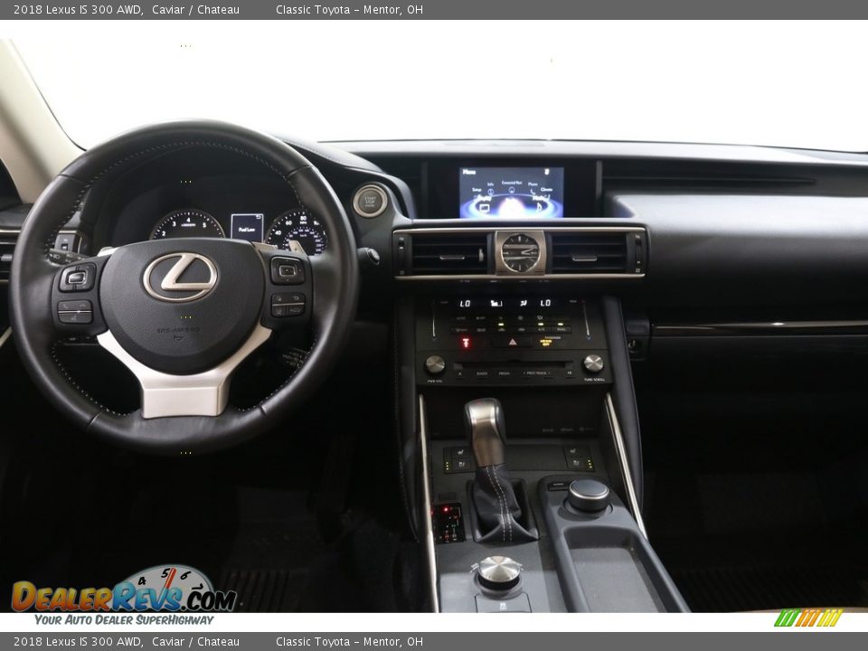 2018 Lexus IS 300 AWD Caviar / Chateau Photo #31