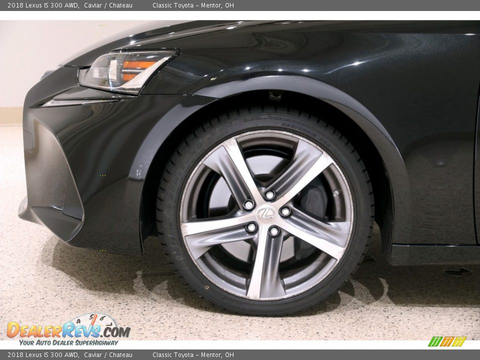 2018 Lexus IS 300 AWD Caviar / Chateau Photo #33