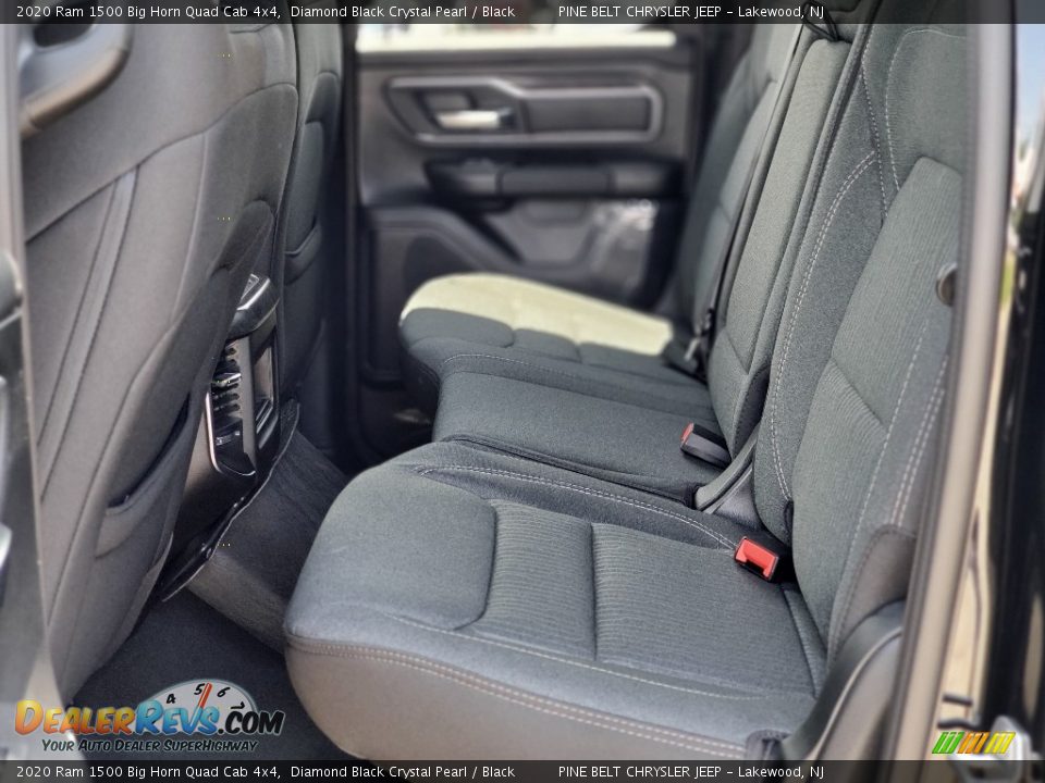 2020 Ram 1500 Big Horn Quad Cab 4x4 Diamond Black Crystal Pearl / Black Photo #9