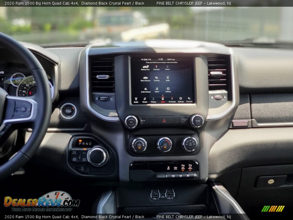 2020 Ram 1500 Big Horn Quad Cab 4x4 Diamond Black Crystal Pearl / Black Photo #10