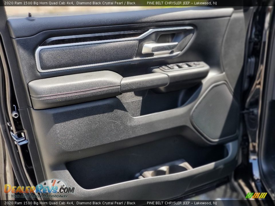 2020 Ram 1500 Big Horn Quad Cab 4x4 Diamond Black Crystal Pearl / Black Photo #12
