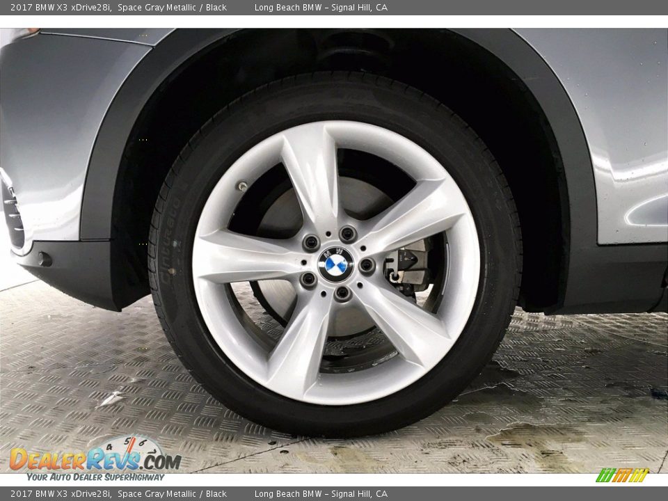 2017 BMW X3 xDrive28i Space Gray Metallic / Black Photo #8