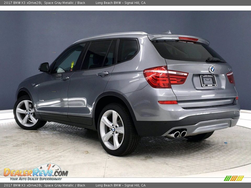 2017 BMW X3 xDrive28i Space Gray Metallic / Black Photo #10