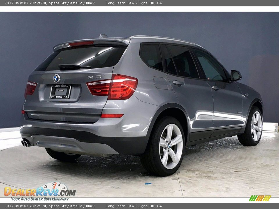 2017 BMW X3 xDrive28i Space Gray Metallic / Black Photo #13