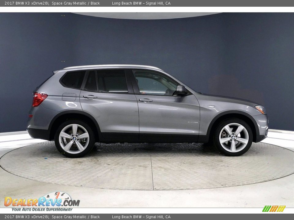 2017 BMW X3 xDrive28i Space Gray Metallic / Black Photo #14