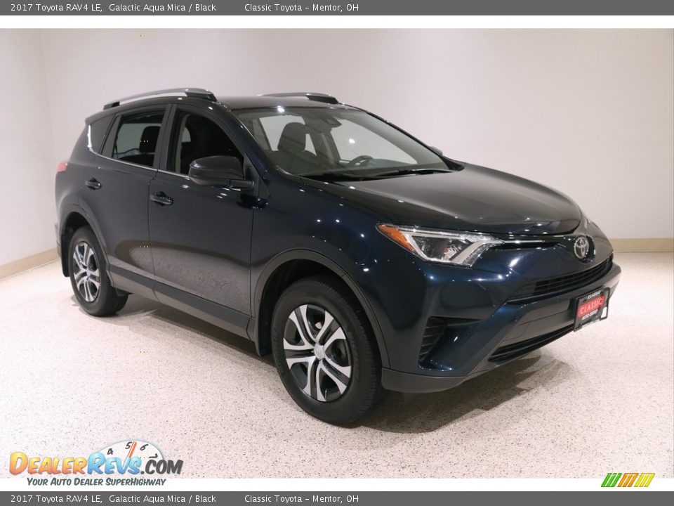 2017 Toyota RAV4 LE Galactic Aqua Mica / Black Photo #1