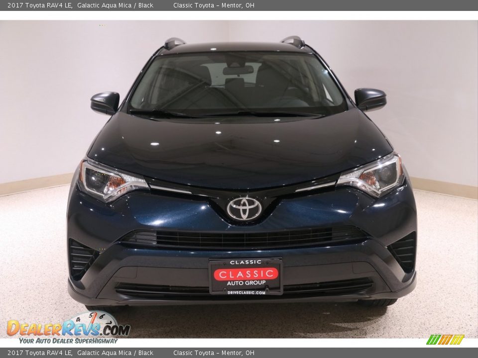 2017 Toyota RAV4 LE Galactic Aqua Mica / Black Photo #2