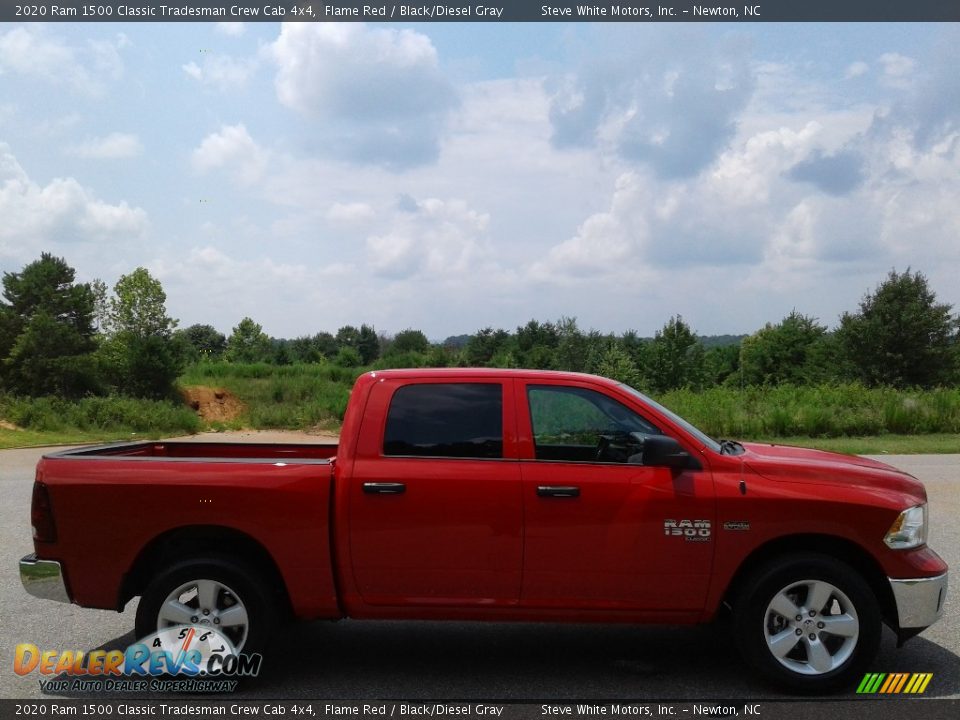 2020 Ram 1500 Classic Tradesman Crew Cab 4x4 Flame Red / Black/Diesel Gray Photo #5