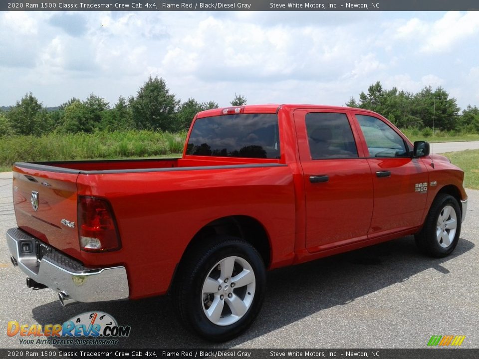 2020 Ram 1500 Classic Tradesman Crew Cab 4x4 Flame Red / Black/Diesel Gray Photo #6