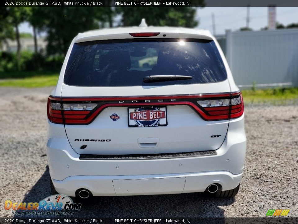 2020 Dodge Durango GT AWD White Knuckle / Black Photo #7