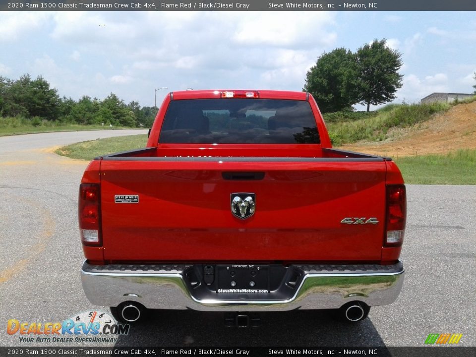 2020 Ram 1500 Classic Tradesman Crew Cab 4x4 Flame Red / Black/Diesel Gray Photo #7