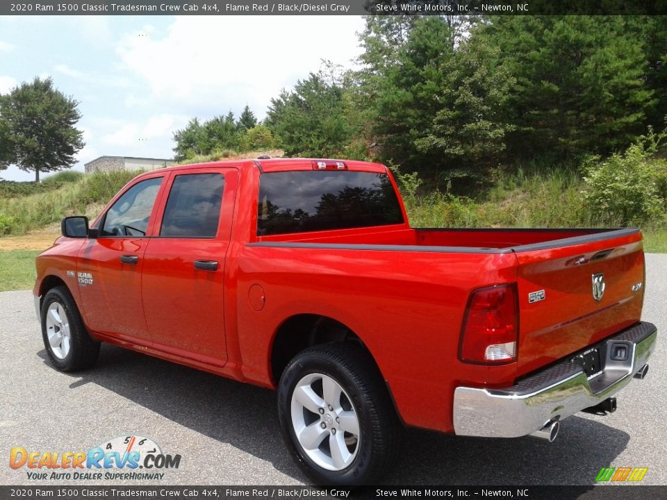 2020 Ram 1500 Classic Tradesman Crew Cab 4x4 Flame Red / Black/Diesel Gray Photo #8