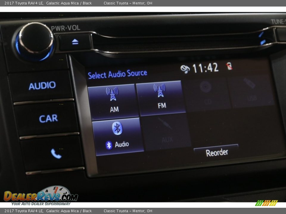 2017 Toyota RAV4 LE Galactic Aqua Mica / Black Photo #11