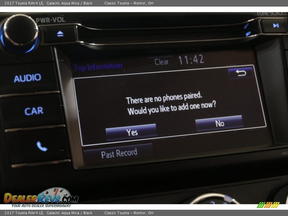 2017 Toyota RAV4 LE Galactic Aqua Mica / Black Photo #13