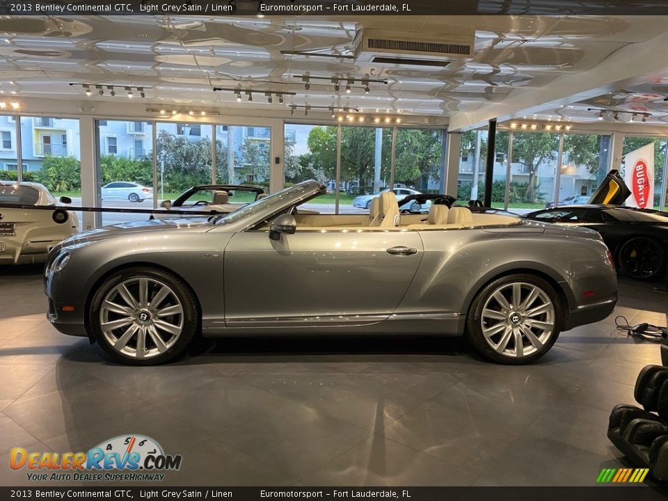 2013 Bentley Continental GTC Light Grey Satin / Linen Photo #1