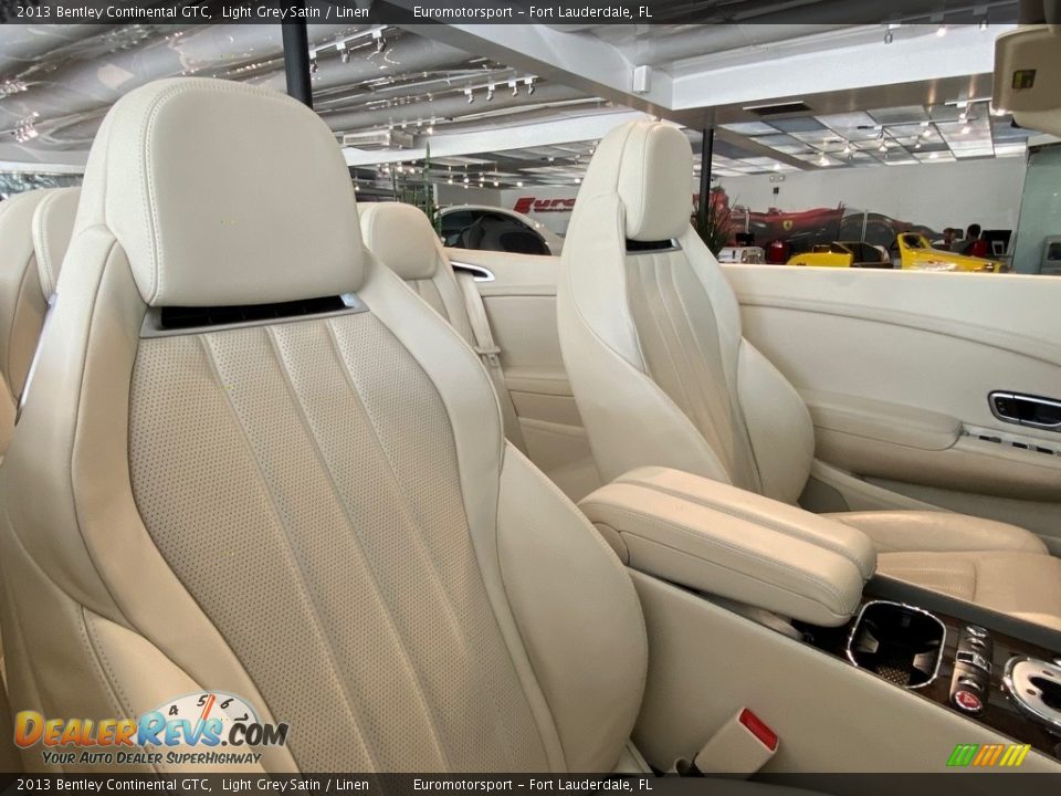 2013 Bentley Continental GTC Light Grey Satin / Linen Photo #2