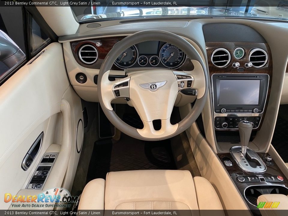 2013 Bentley Continental GTC Light Grey Satin / Linen Photo #4
