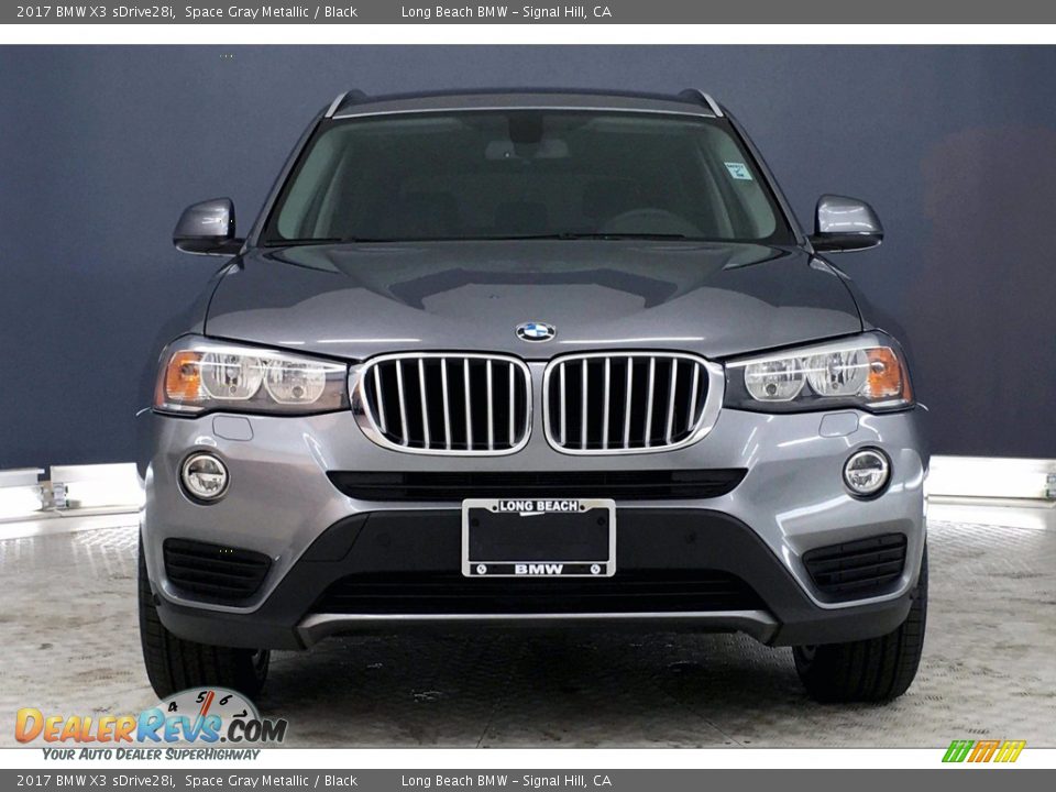 2017 BMW X3 sDrive28i Space Gray Metallic / Black Photo #2