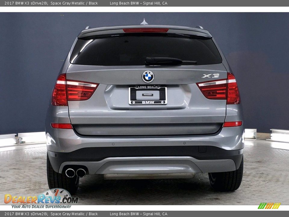 2017 BMW X3 sDrive28i Space Gray Metallic / Black Photo #3