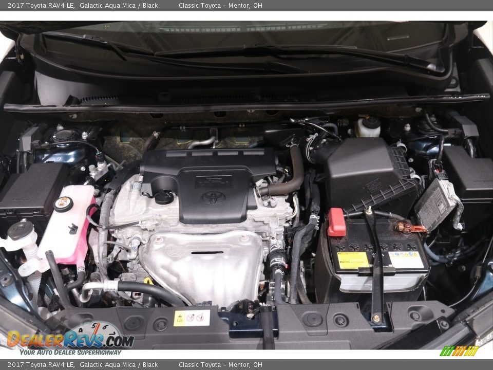 2017 Toyota RAV4 LE Galactic Aqua Mica / Black Photo #21