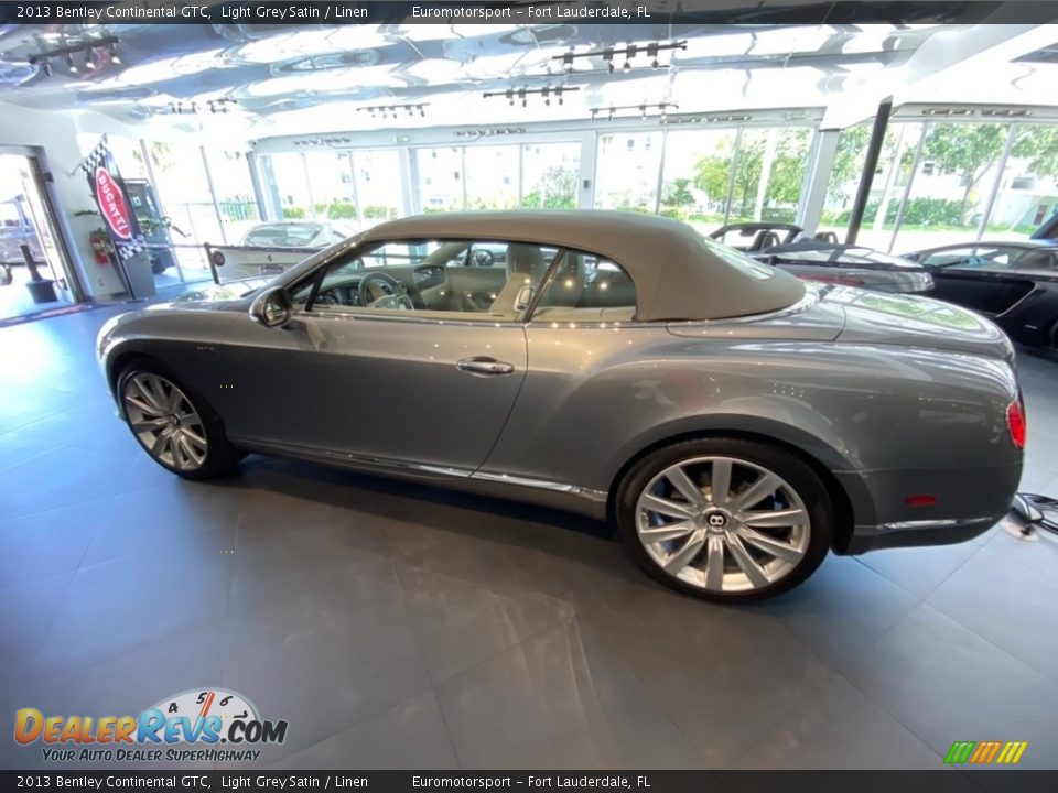 2013 Bentley Continental GTC Light Grey Satin / Linen Photo #8