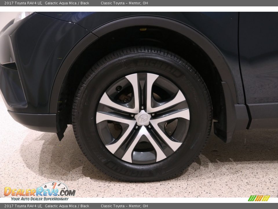2017 Toyota RAV4 LE Galactic Aqua Mica / Black Photo #23