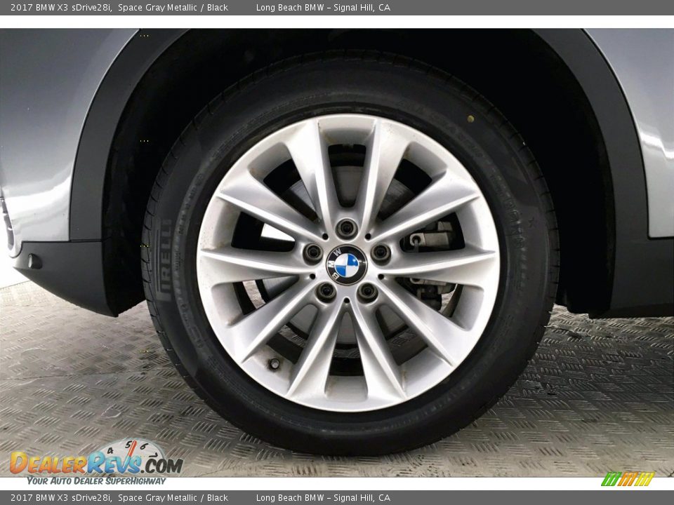 2017 BMW X3 sDrive28i Space Gray Metallic / Black Photo #8