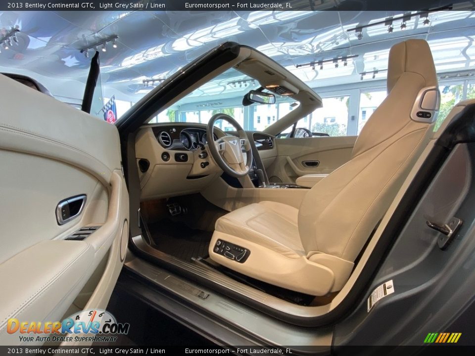 2013 Bentley Continental GTC Light Grey Satin / Linen Photo #13