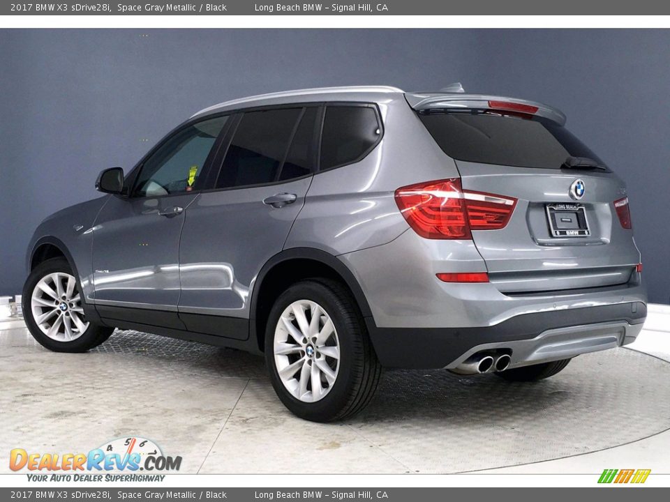 2017 BMW X3 sDrive28i Space Gray Metallic / Black Photo #10